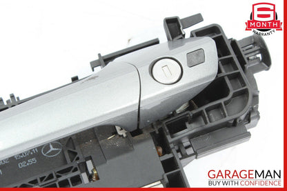 10-13 Mercedes W212 E350 Front Left Side Exterior Door Handle Assembly Silver