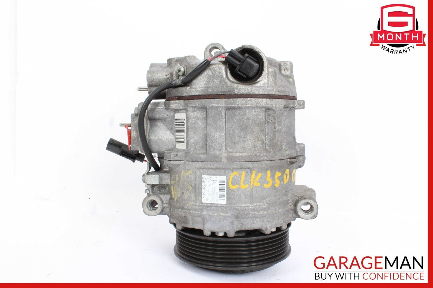 06-09 Mercedes W209 CLK350 C230 C280 A/C Air Conditioning Compressor 0012305611