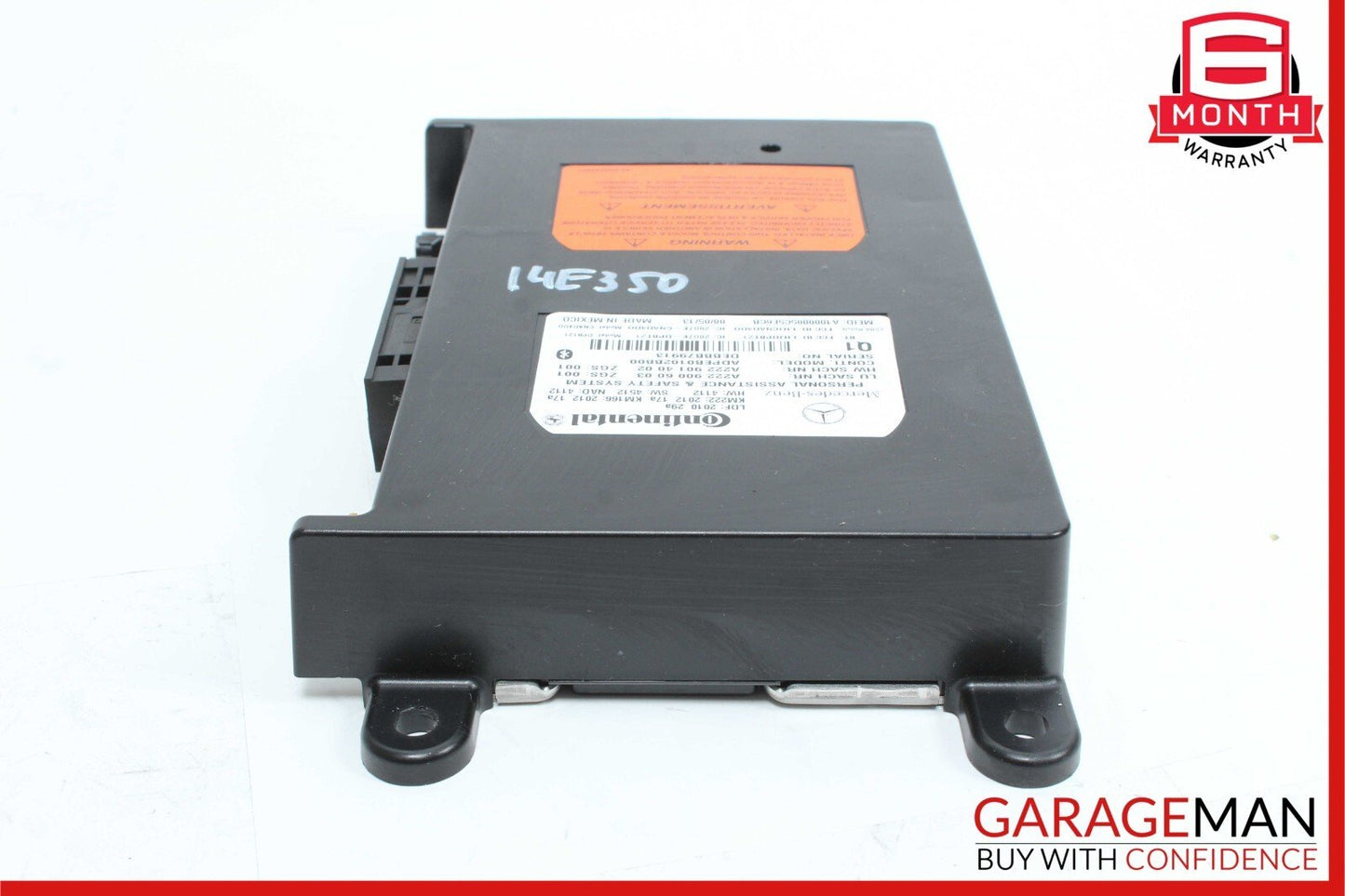 12-20 Mercedes E350 C250 E550 SL400 Communication Control Module Unit