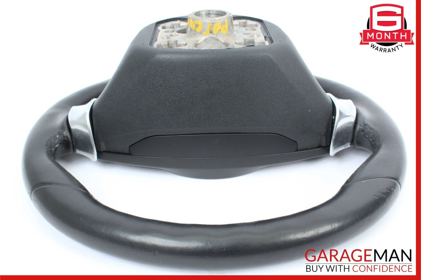 11-14 Porsche Cayenne 958 S Multifunction Steering Wheel Assembly Black OEM