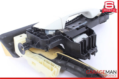 10-13 Mercedes W212 E350 E550 Rear Right Side Exterior Door Handle White OEM