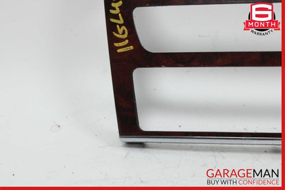 06-12 Mercedes GL450 ML350 Center Console Control Trim Bezel Cover Panel Wood