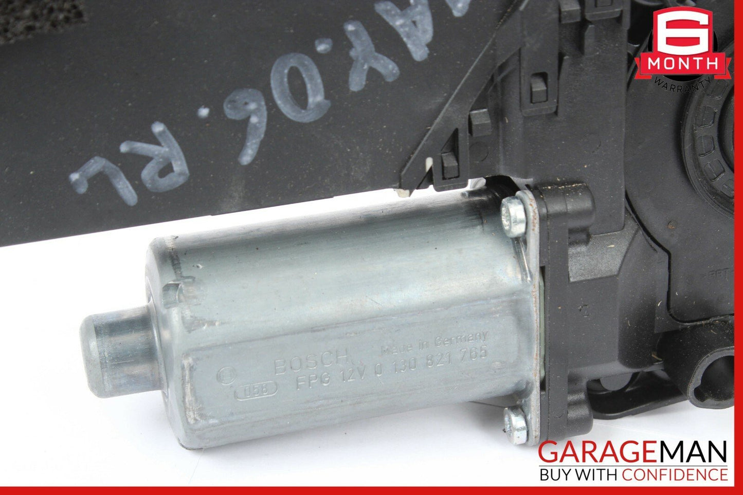 03-10 Porsche Cayenne 955 957 Rear Left Side Door Window Regulator Motor OEM
