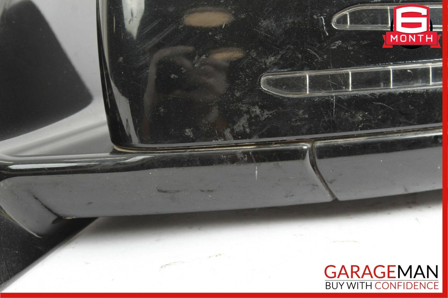 10-13 Mercedes W212 E350 E550 Left Driver Side Rear View Door Mirror Black OEM