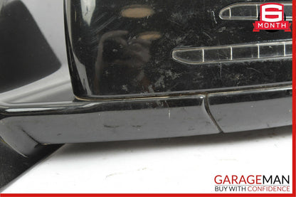 10-13 Mercedes W212 E350 E550 Left Driver Side Rear View Door Mirror Black OEM