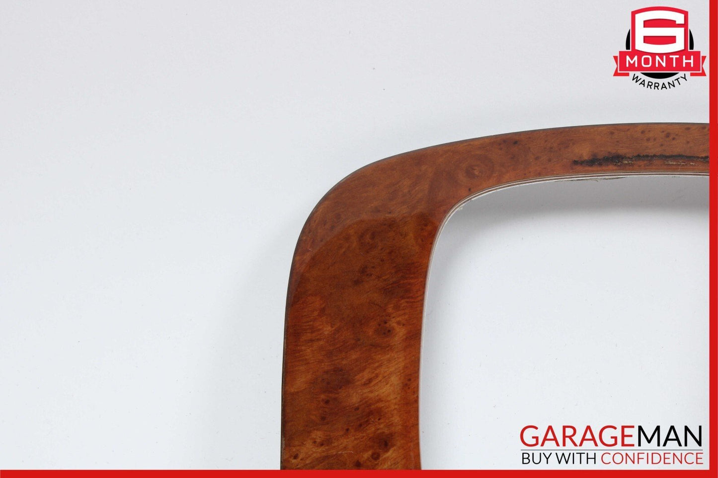 03-06 Mercedes W220 S430 S500 Front Center Console Shifter Bezel Trim Cover Wood
