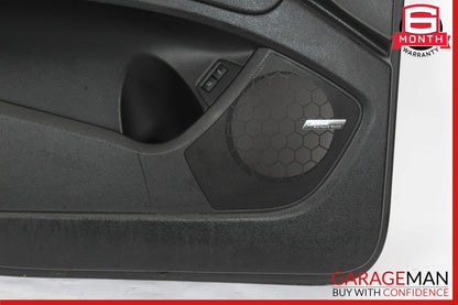 07-15 Audi Q7 Front Left Driver Side Door Interior Panel Trim Cover Black OEM