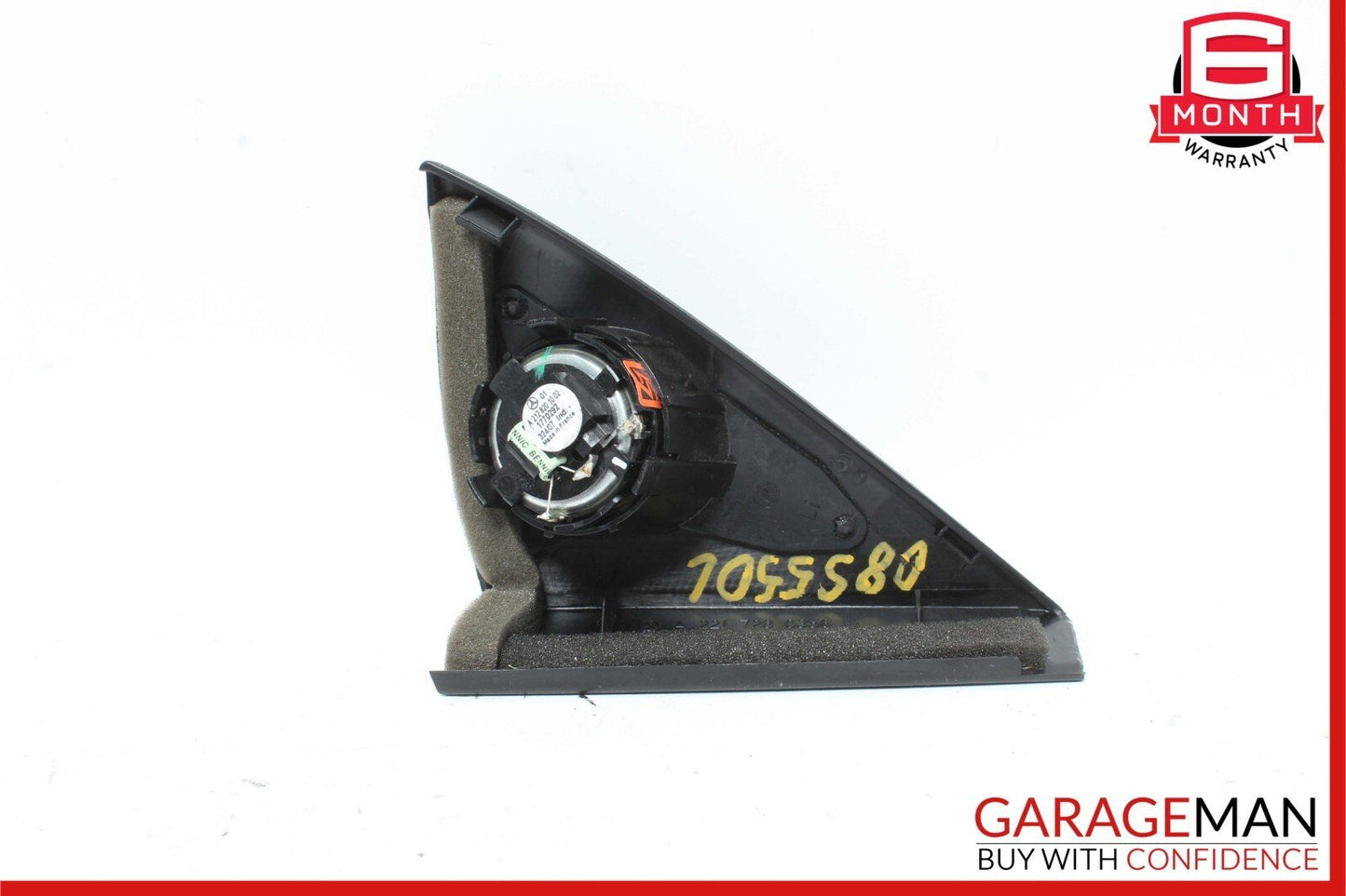07-13 Mercedes W221 S550 Front Left Driver Side Tweeter Speaker Cover Black OEM