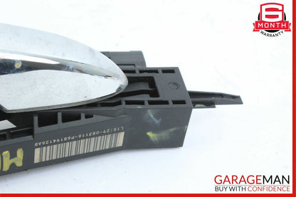 14-17 Maserati Ghibli Rear Left Side Exterior Door Handle Assembly Silver