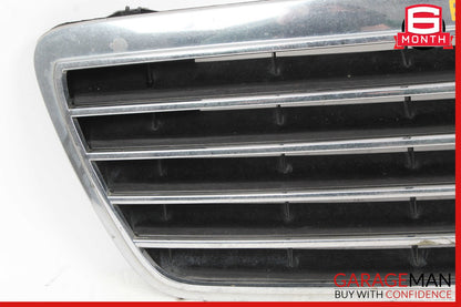 00-03 Mercedes W210 E320 E55 AMG Front Hood Radiator Trim Cover Grille Chrome