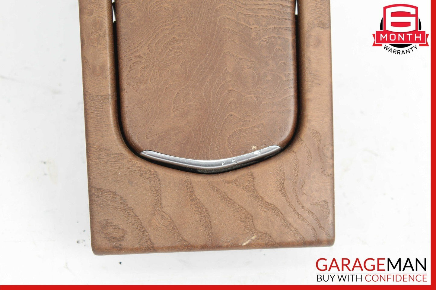 10-16 Porsche Panamera 970 Rear Center Console Cupholder Compartment Assy Wood