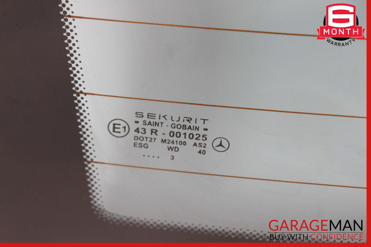 03-11 Mercedes R230 SL500 SL65 AMG Rear Windshield Back Window Auto Glass