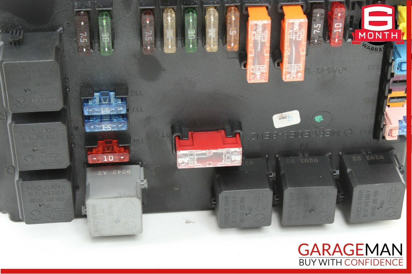 10-13 Mercedes W221 S63 AMG S550 Rear Sam Fuse Box Relay Control 2219003001 OEM