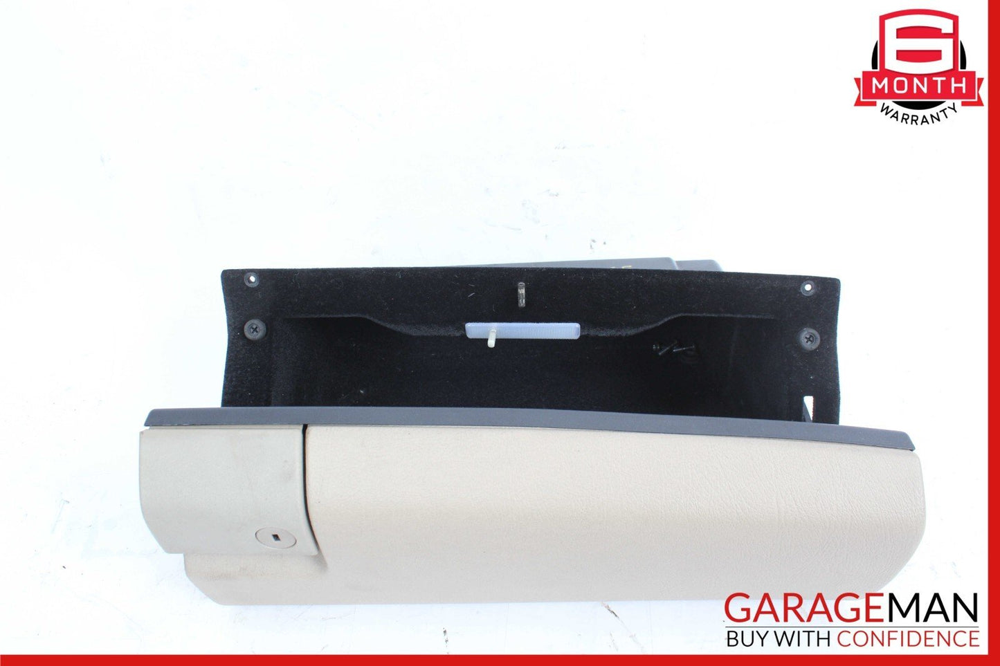 96-99 Mercedes W210 E430 E320 Glove Box Compartment Cup Holder Beige OEM