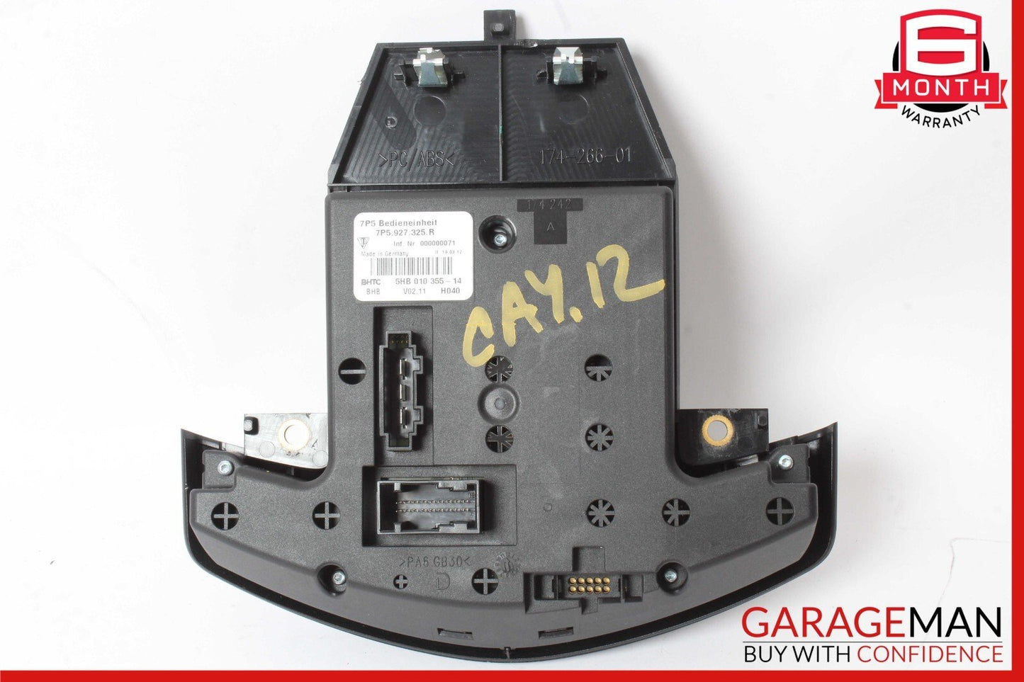 11-18 Porsche Cayenne 958 S Rear Seat Heat Lock Switch Control Panel OEM