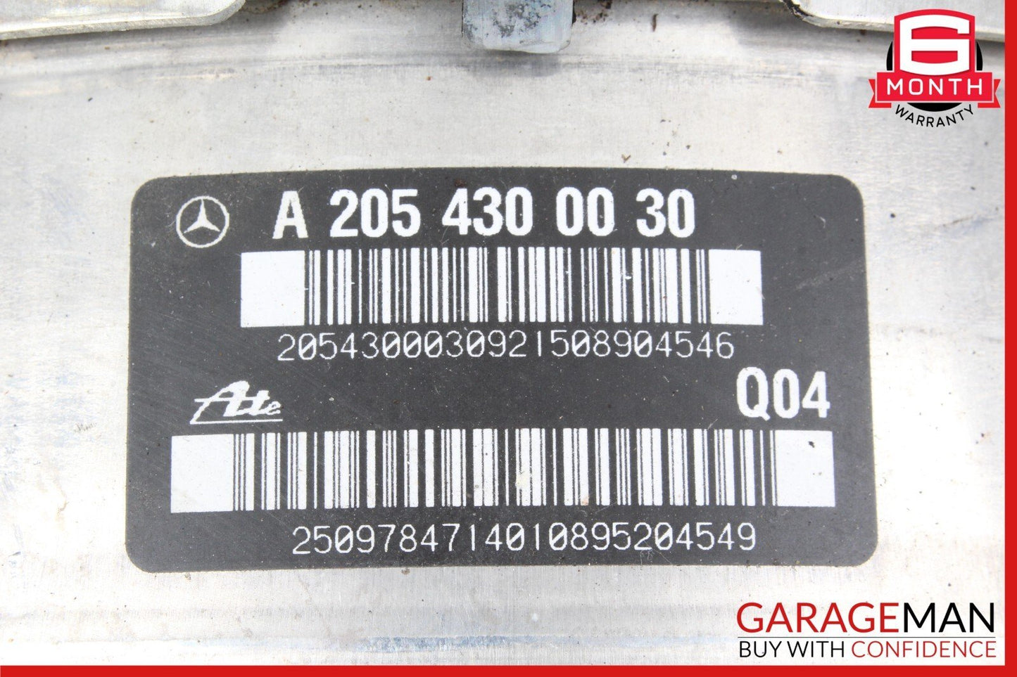 15-18 Mercedes W205 C300 C400 Master Cylinder Power Brake Booster OEM