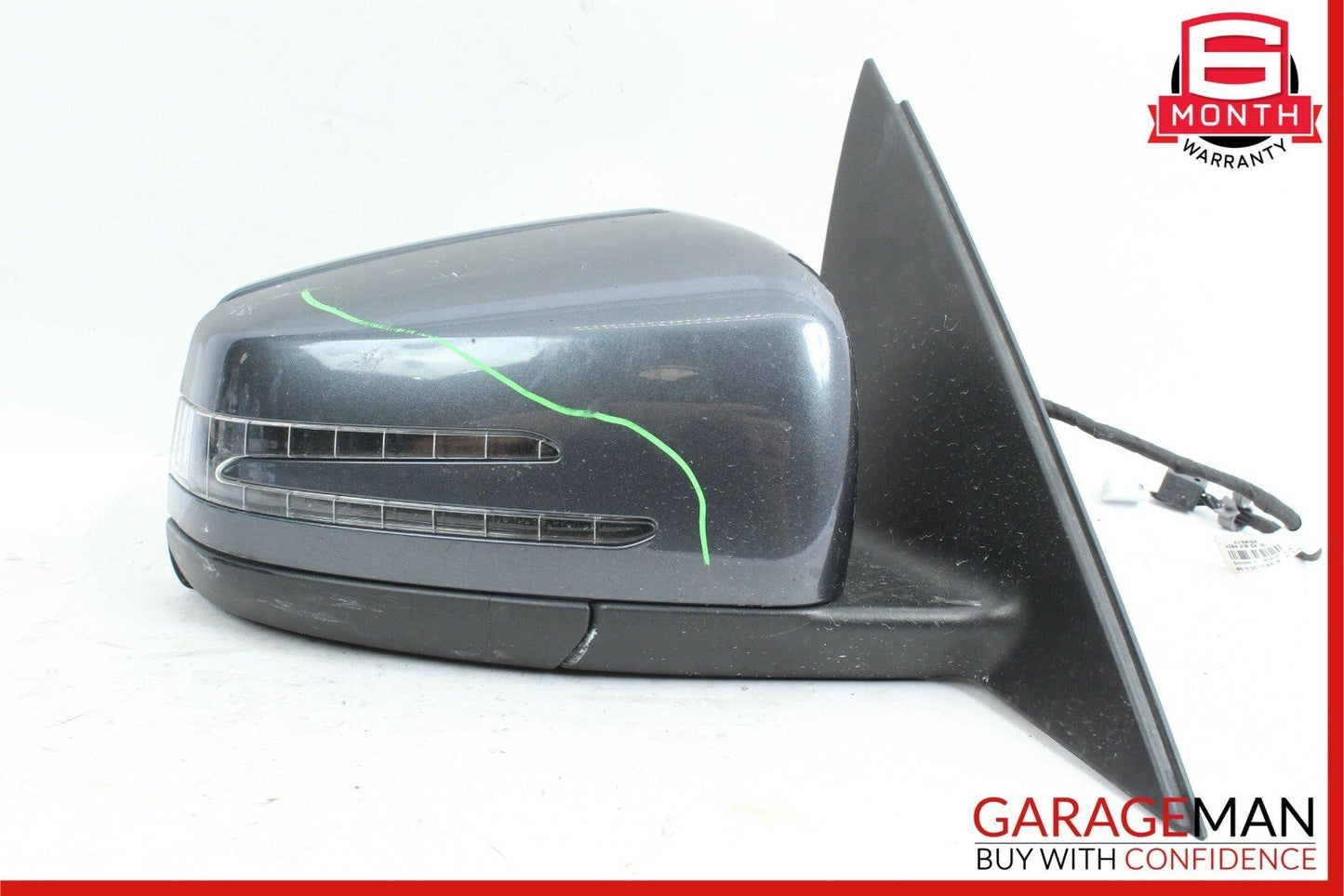 10-11 Mercedes W204 C300 C350 Front Right Side Mirror Door Rear View w/o Mirror