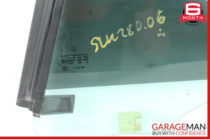 05-11 Mercedes R171 SLK280 Quarter Window Glass Rear Left Driver Side OEM