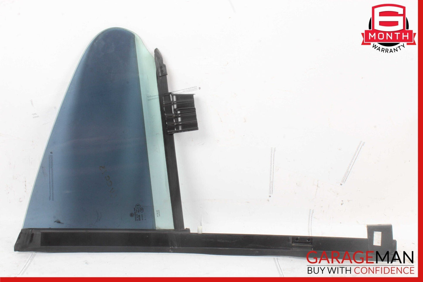 09-17 Volkswagen CC Rear Right Passenger Side Door Quarter Window Glass OEM