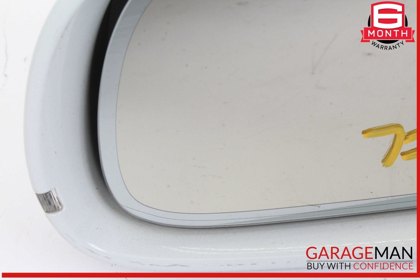 09-16 Audi A4 S4 Front Left Driver Side Door Rear View Mirror White OEM