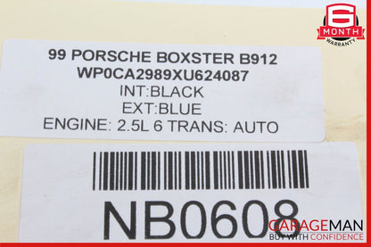 97-04 Porsche Boxster 986 Engine Motor Cooling Fan Intake Black 98662403600 OEM