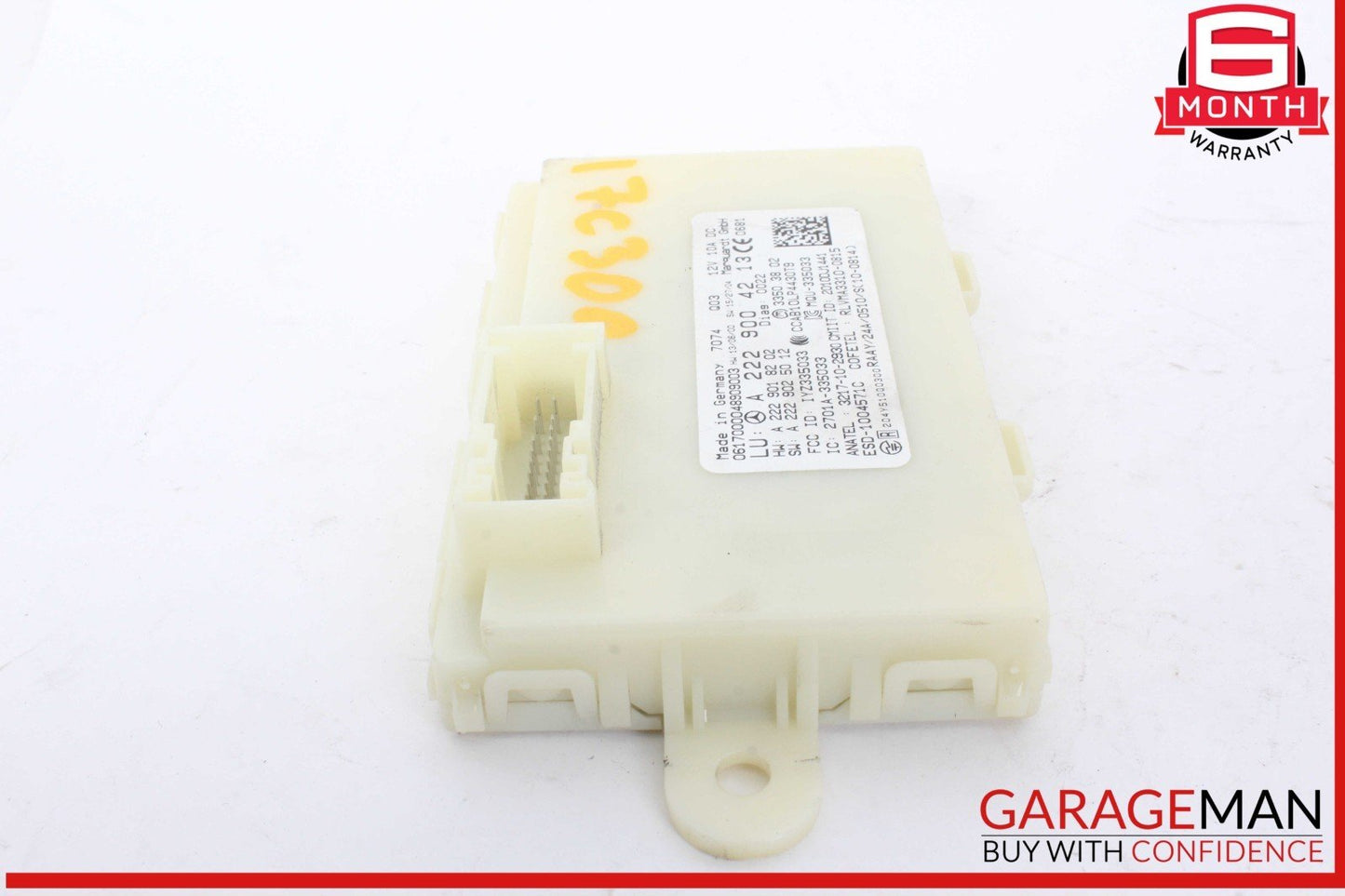 14-19 Mercedes W205 C300 S600 GLC350 S550 Keyless Go Entry Control Module OEM