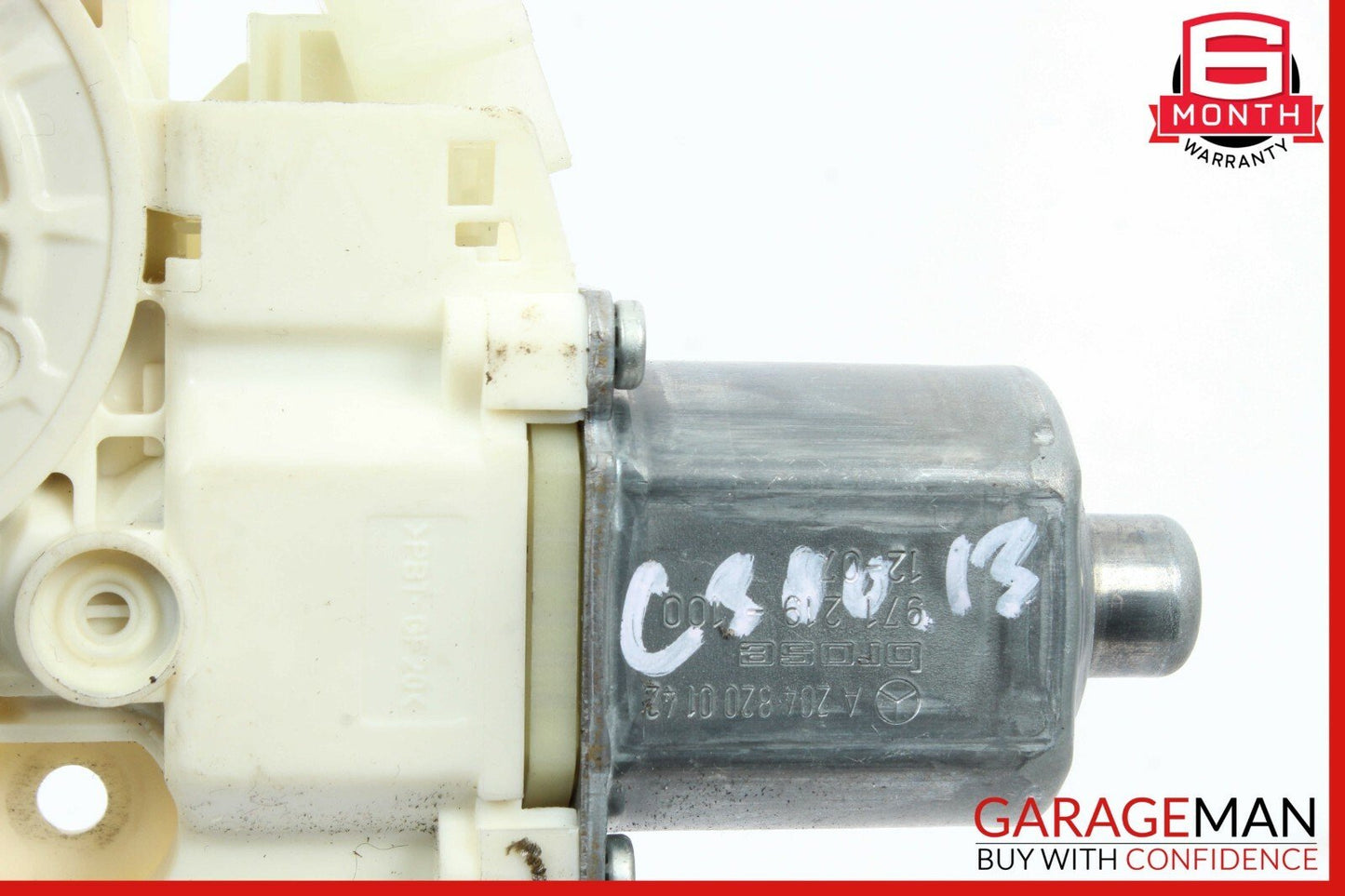 08-14 Mercedes W204 C300 Front Left Driver Side Door Window Regulator Motor OEM