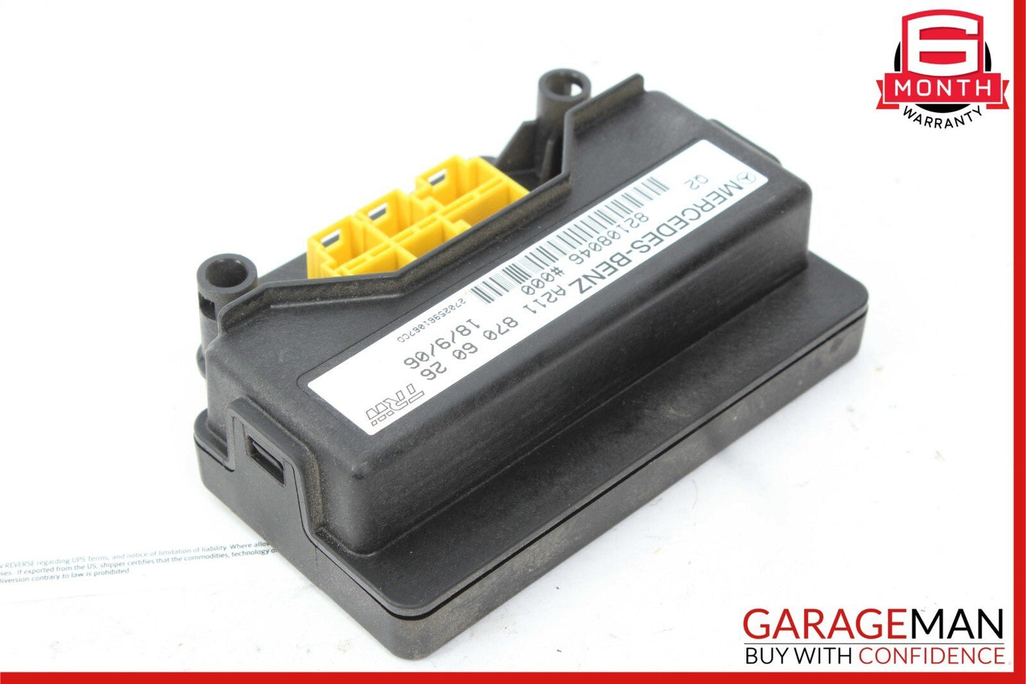 06-09 Mercedes W211 E350 ML350 Front Right Seat Weight Sensor Control Module OEM