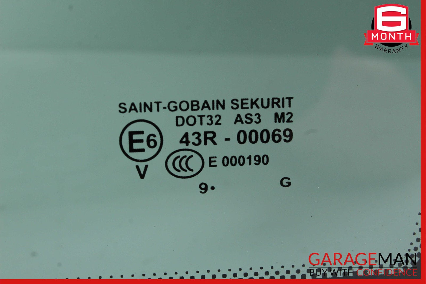 03-06 Porsche Cayenne 955 Rear Right Passenge Side Quarter Window Glass OEM
