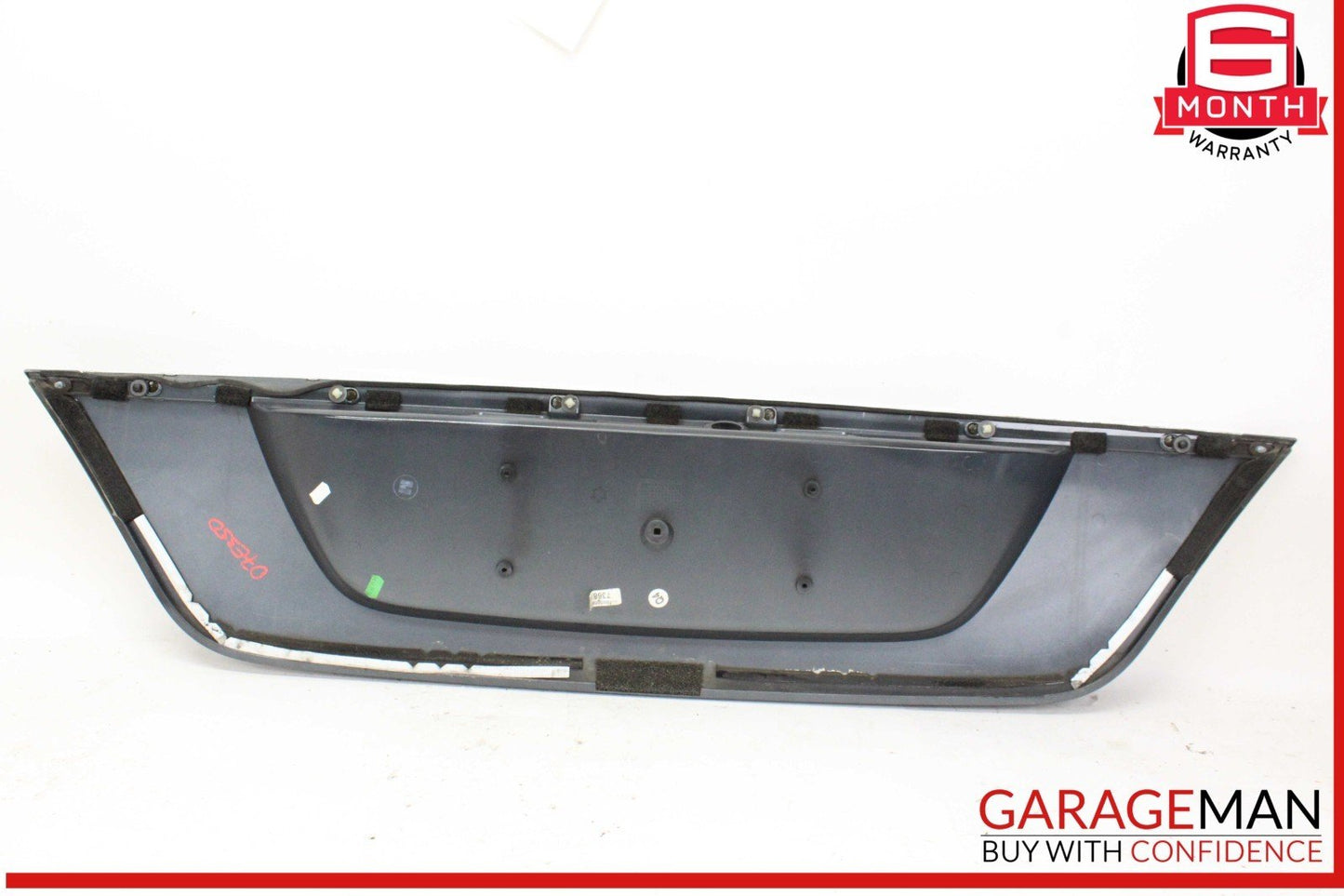 07-09 Mercedes W211 E350 Rear Trunk Lid Tailgate License Plate Panel Gray OEM