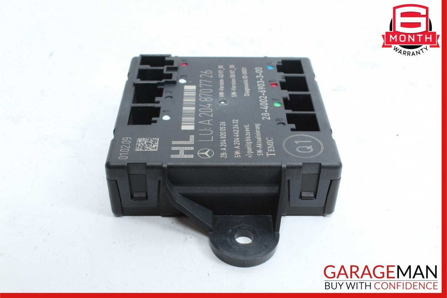 08-11 Mercedes W204 C63 AMG Rear Left Side Door Control Module Unit OEM