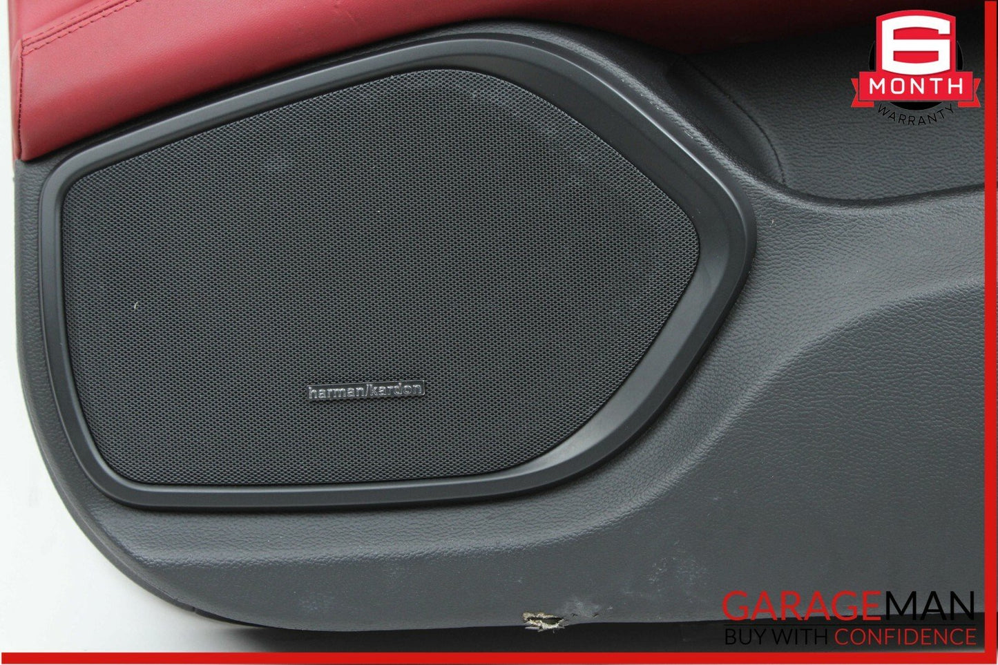 14-18 Maserati Quattroporte Front Right Passenger Side Interior Door Panel Red