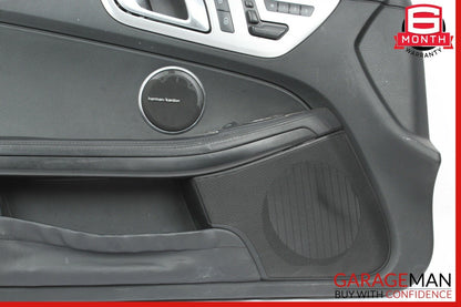 12-16 Mercedes R172 SLK250 Front Left Side Interior Door Panel Assembly Black