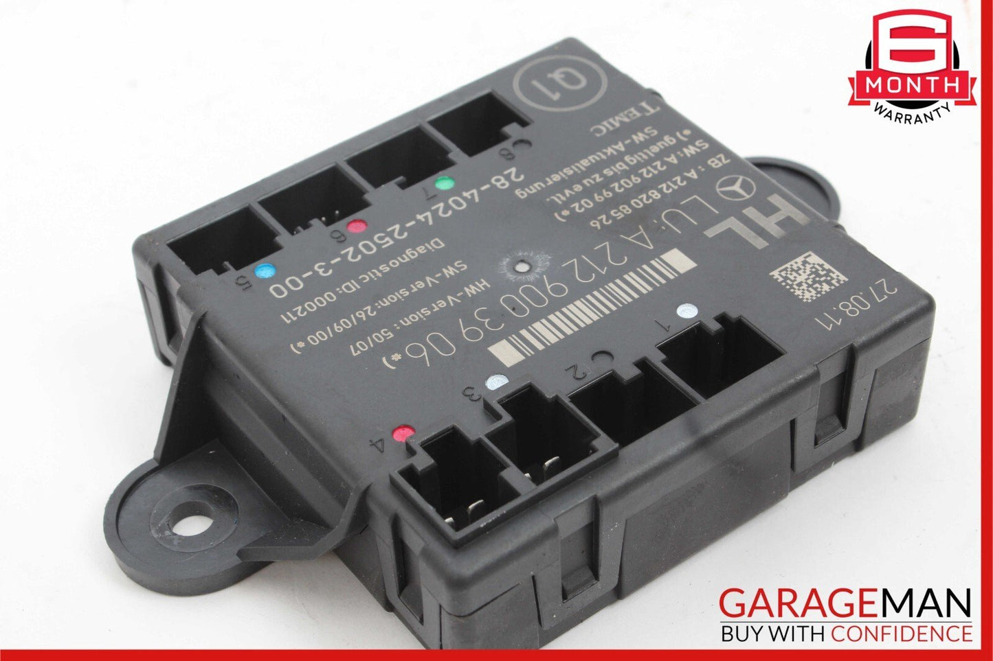 08-18 Mercedes W204 C250 GLK350 E350 CLS550 Rear Left Side Door Control Module