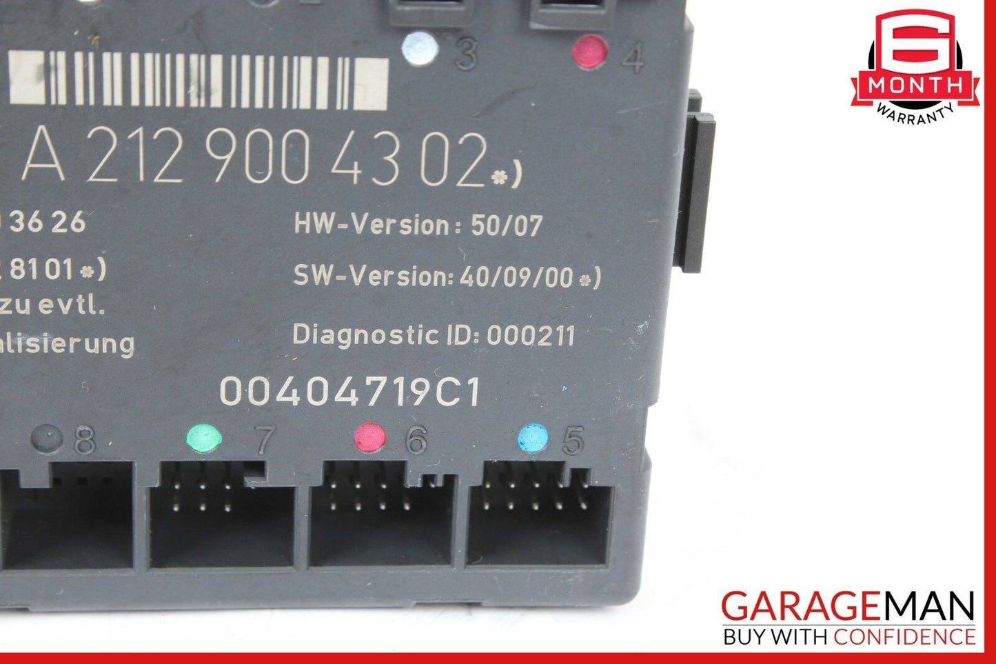 08-14 Mercedes W204 C250 C300 Front Right Passenger Side Door Controller Module