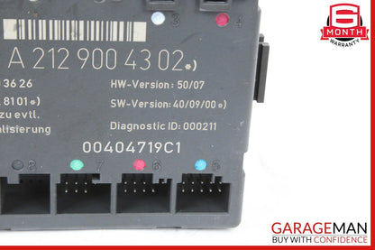 08-14 Mercedes W204 C250 C300 Front Right Passenger Side Door Controller Module