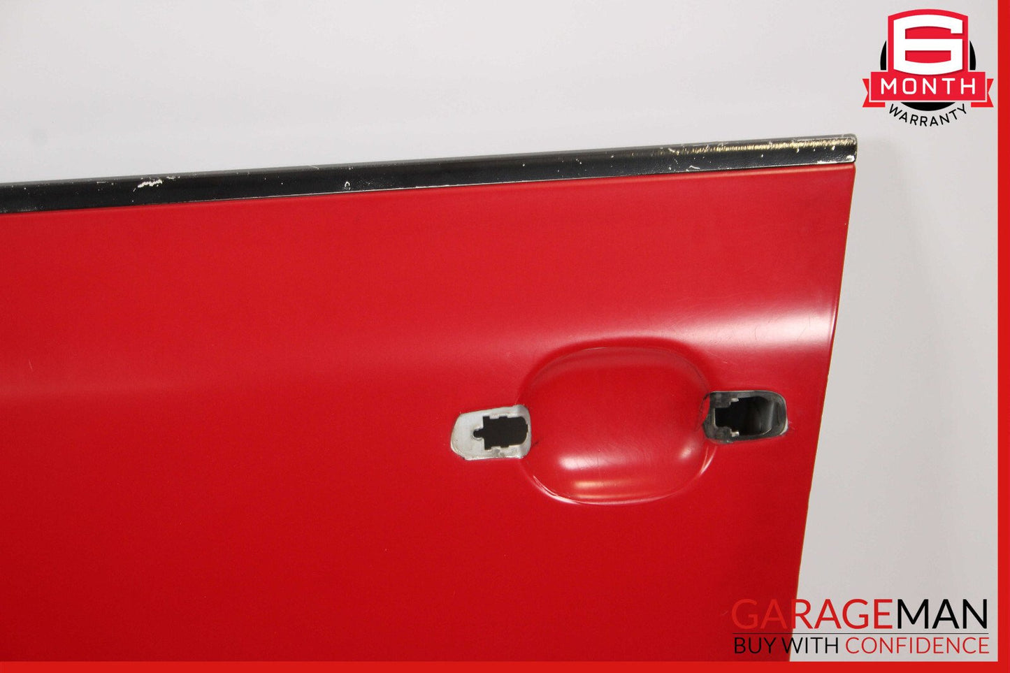 03-10 Porsche Cayenne 955 957 Front Left Side Exterior Door Shell Frame Red OEM