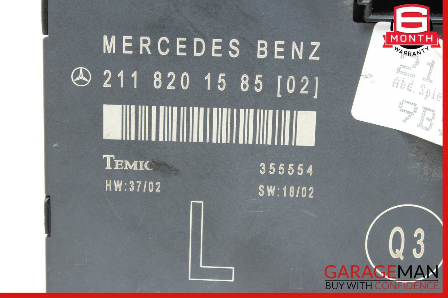 03-09 Mercedes W211 E320 E500 E55 AMG Front Left Door Controller Module Unit