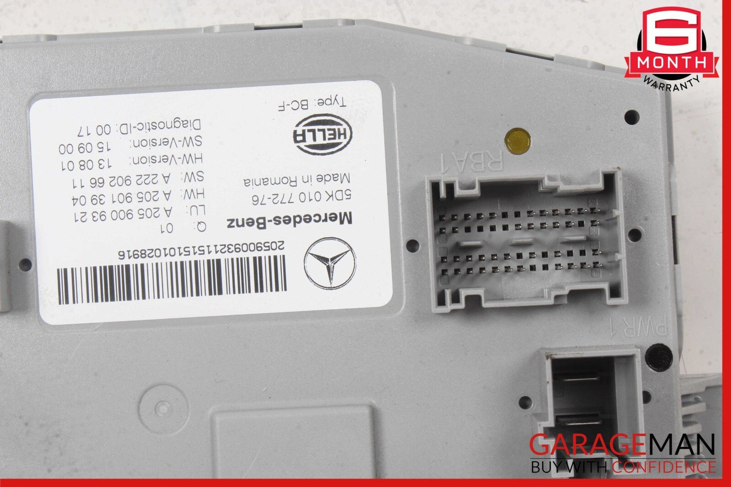 15-20 Mercedes W205 C300 GLC43 C63 AMG SAM Signal Lamp Controle Module OEM