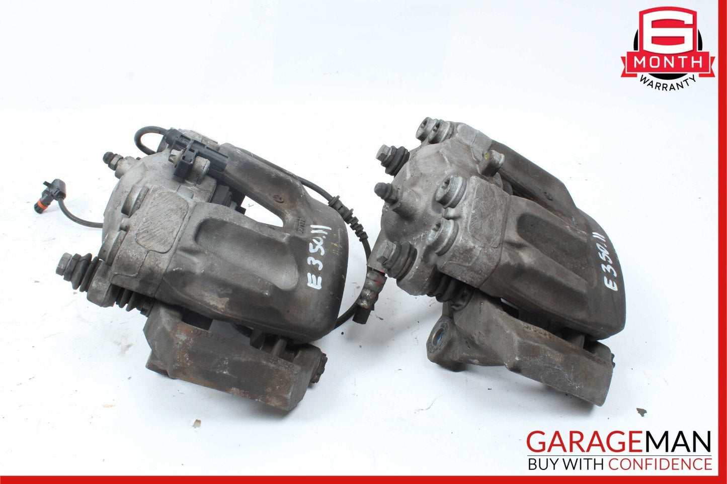 08-18 Mercedes W212 E350 Front Right & Left Brake Calipers Set Of 2 Pc OEM