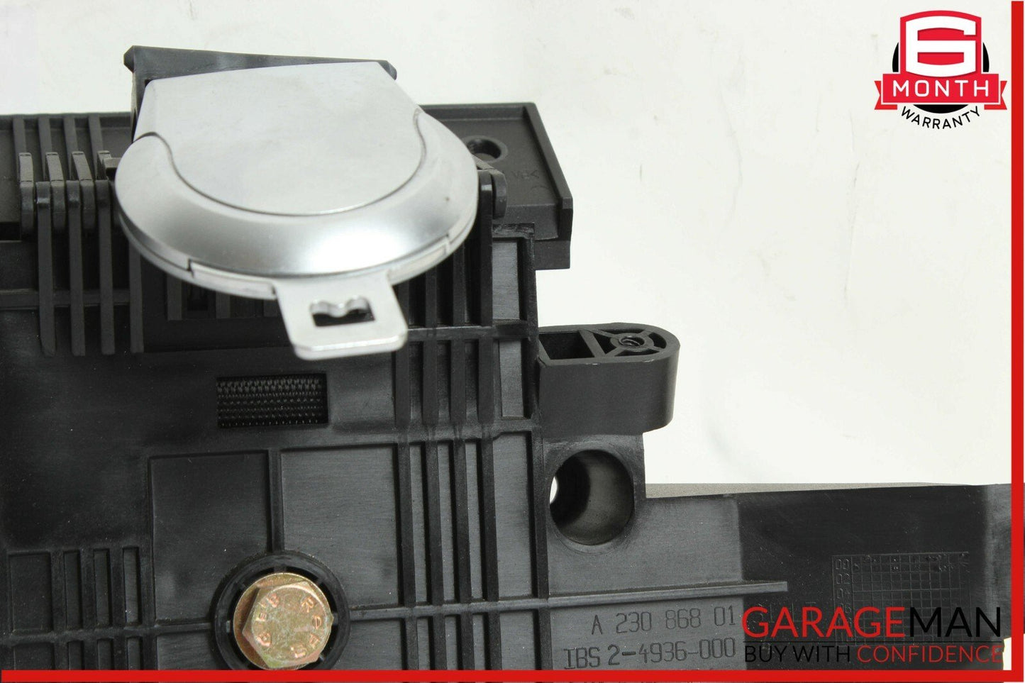 03-08 Mercedes R230 SL500 Rear Left Luggage Seat Belt Retractor Speaker Assembly