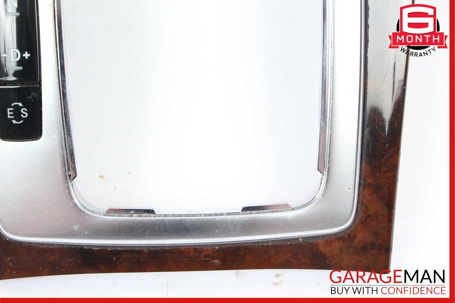 08-14 Mercedes C250 C63 Center Console Shifter Trim Cover Panel Bezel Wood Assy