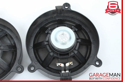 01-07 Mercedes W203 C230 Front Right & Left Side Door Sound Audio Speakers Set