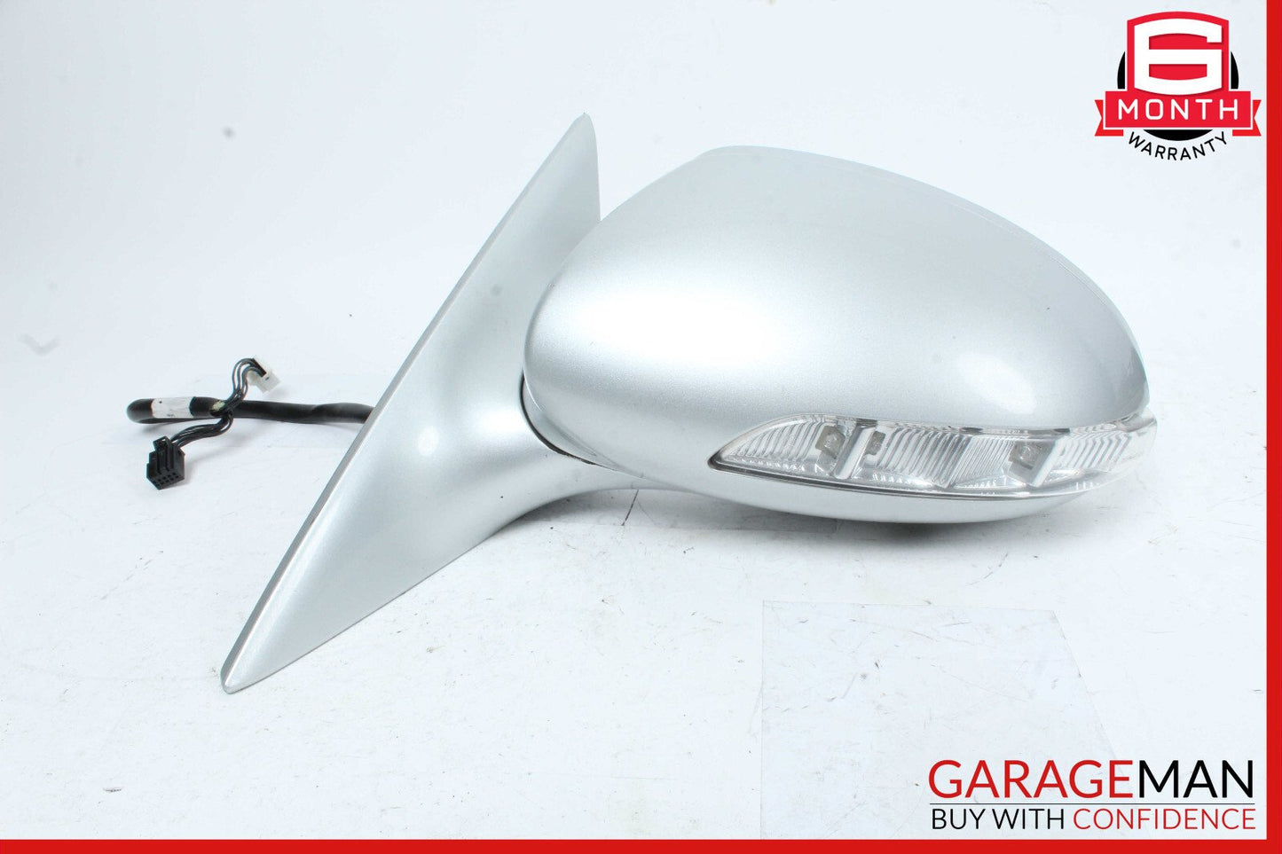 06-08 Mercedes W219 CLS500 Front Left Side Mirror Door Rear View Silver OEM