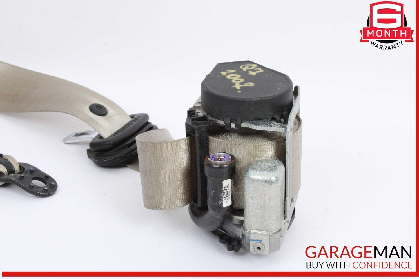 07-15 Audi Q7 Rear Right Passenger Side 2nd Second Row Seat Belt Retractor OEM