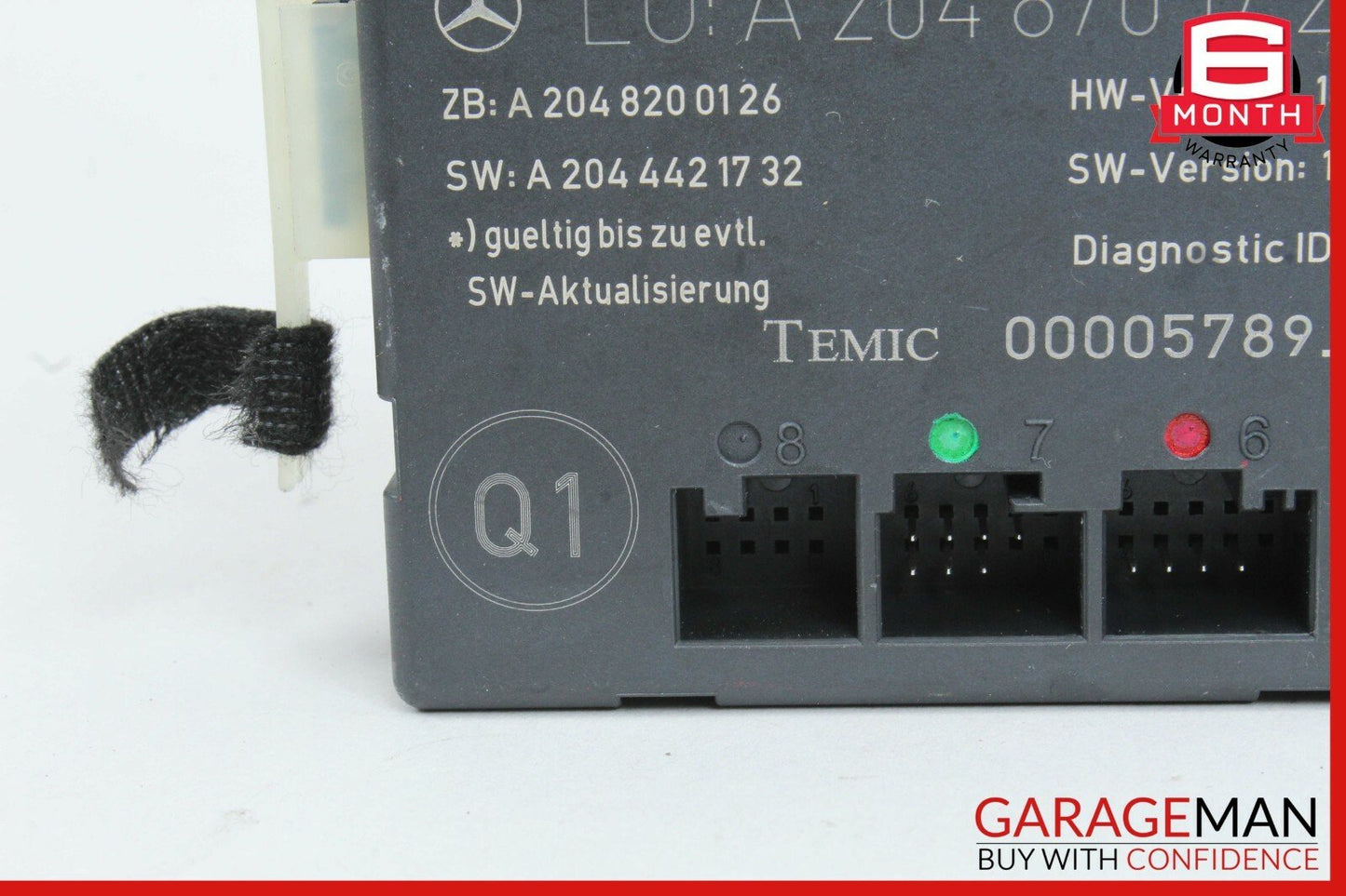 08-14 Mercedes W204 C300 C350 C63 AMG Front Left Side Door Control Module Unit