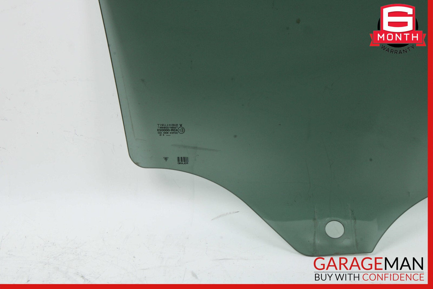 03-06 Porsche Cayenne 955 Rear Left Driver Side Door Window Auto Glass OEM