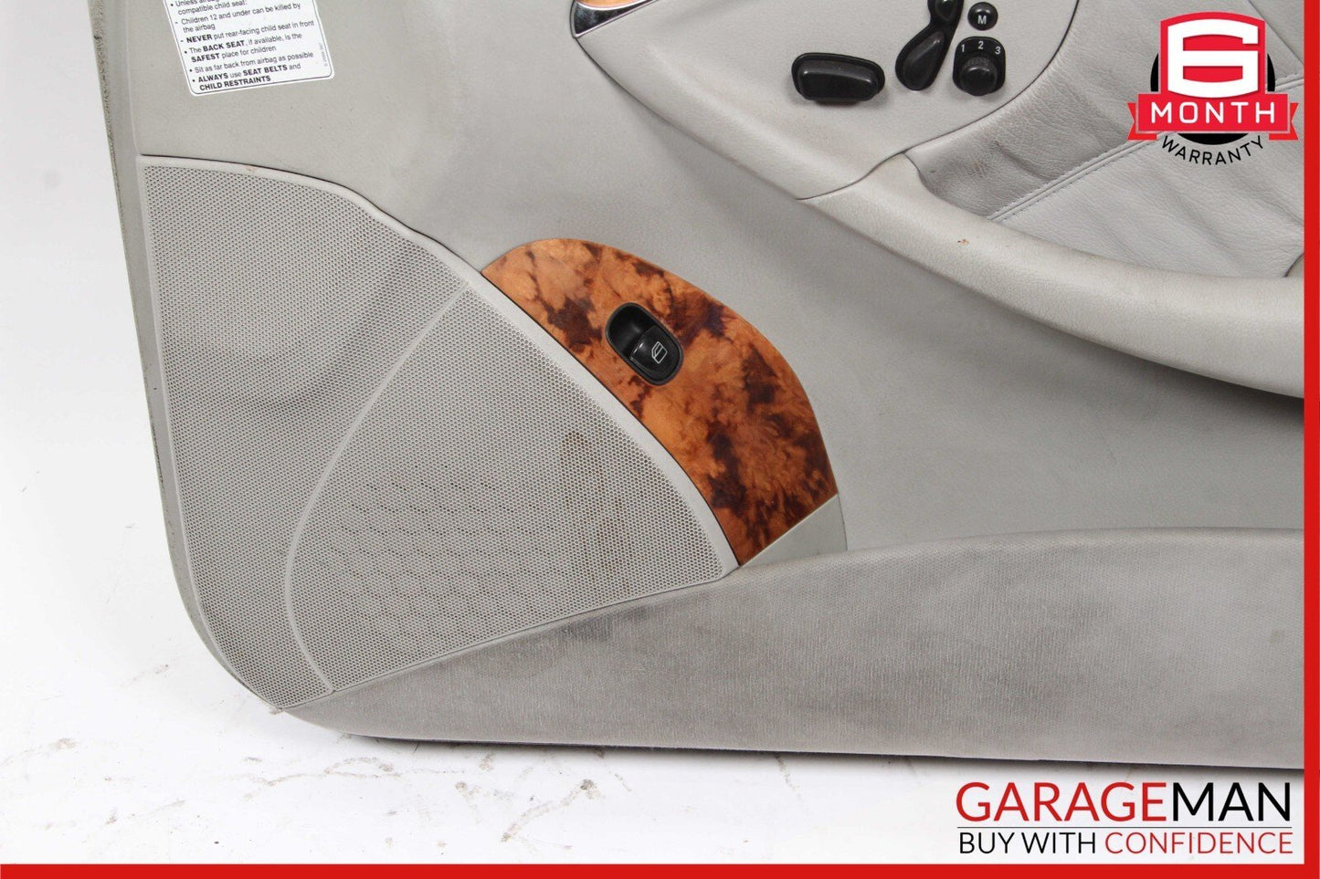 03-05 Mercedes W209 CLK500 Front Right Side Interior Door Panel Assembly Grey