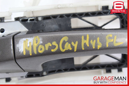 11-18 Porsche Cayenne 958 Hybrid S Front Left Side Exterior Door Handle OEM