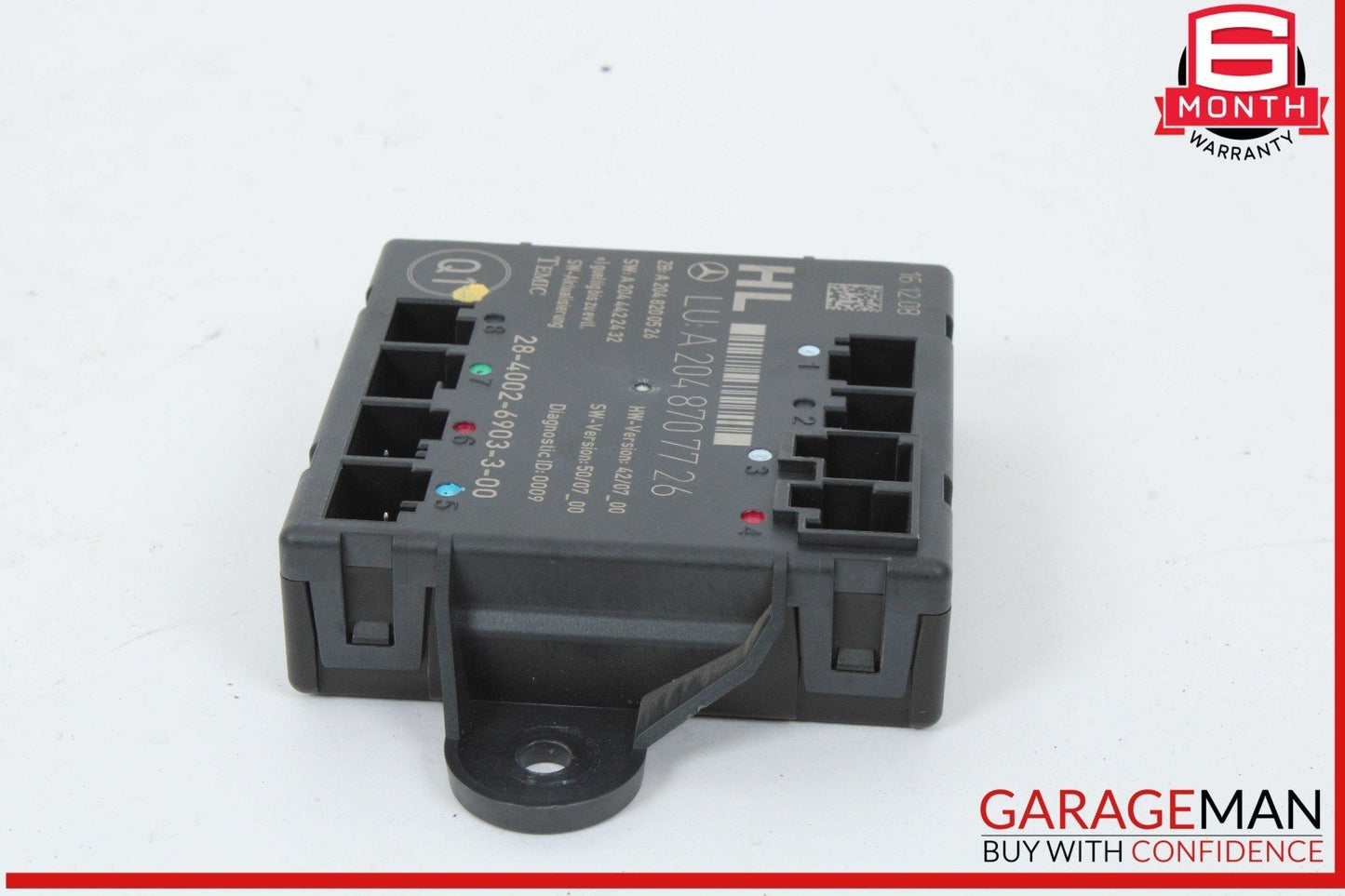 08-18 Mercedes W204 C300 C350 CLS550 GLK350 Rear Left Door Control Module Unit
